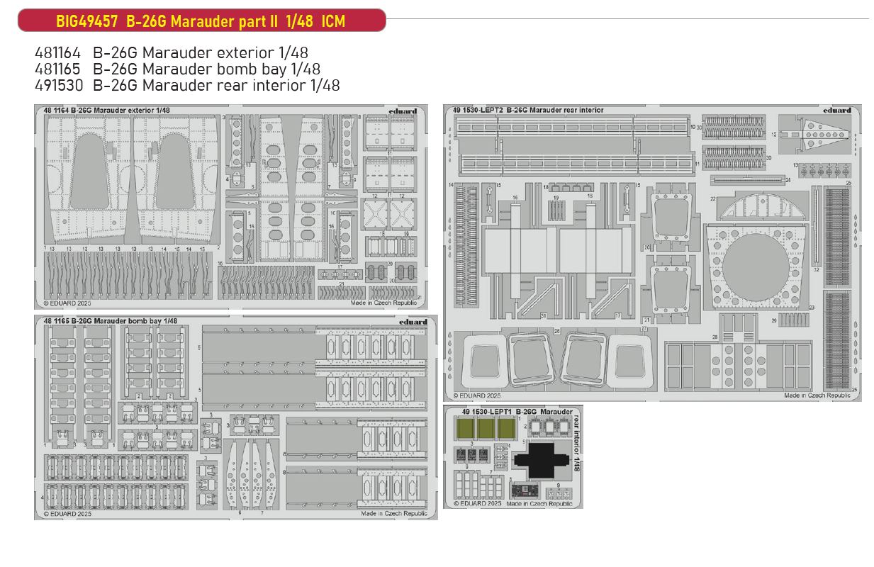 Fotografie 1/48 B-26G Marauder part II (ICM)