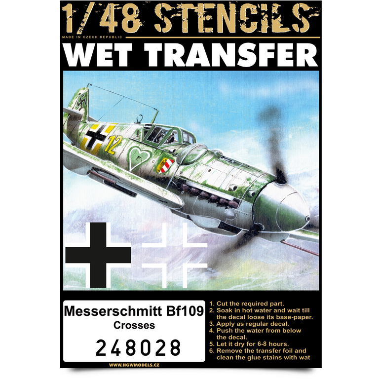 1/48 Messerschmitt Bf109 - Kříže