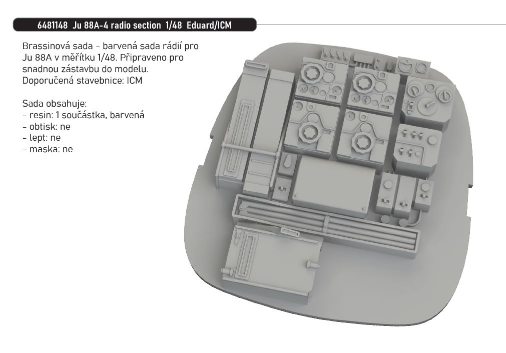 1/48 Ju 88A-4 radio section (EDUARD / ICM)
