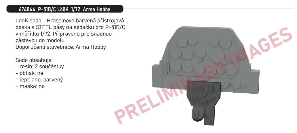 Fotografie 1/72 P-51B/C LööK (ARMA HOBBY)