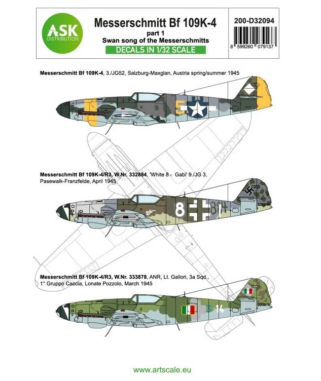 Fotografie 1/32 Bf 109K-4 part 1 - Swan song of the Messerschmitts