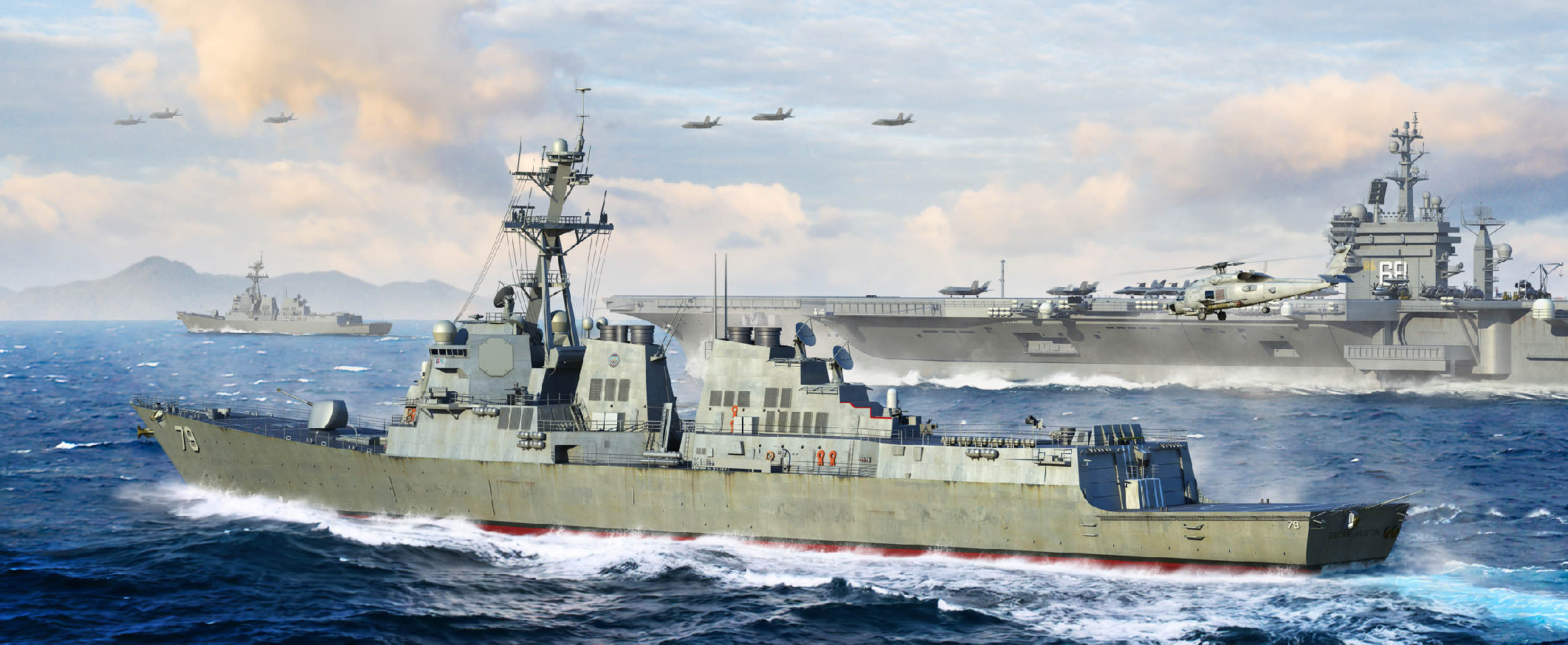 Fotografie 1/200 USS Oscar Austin DDG-79