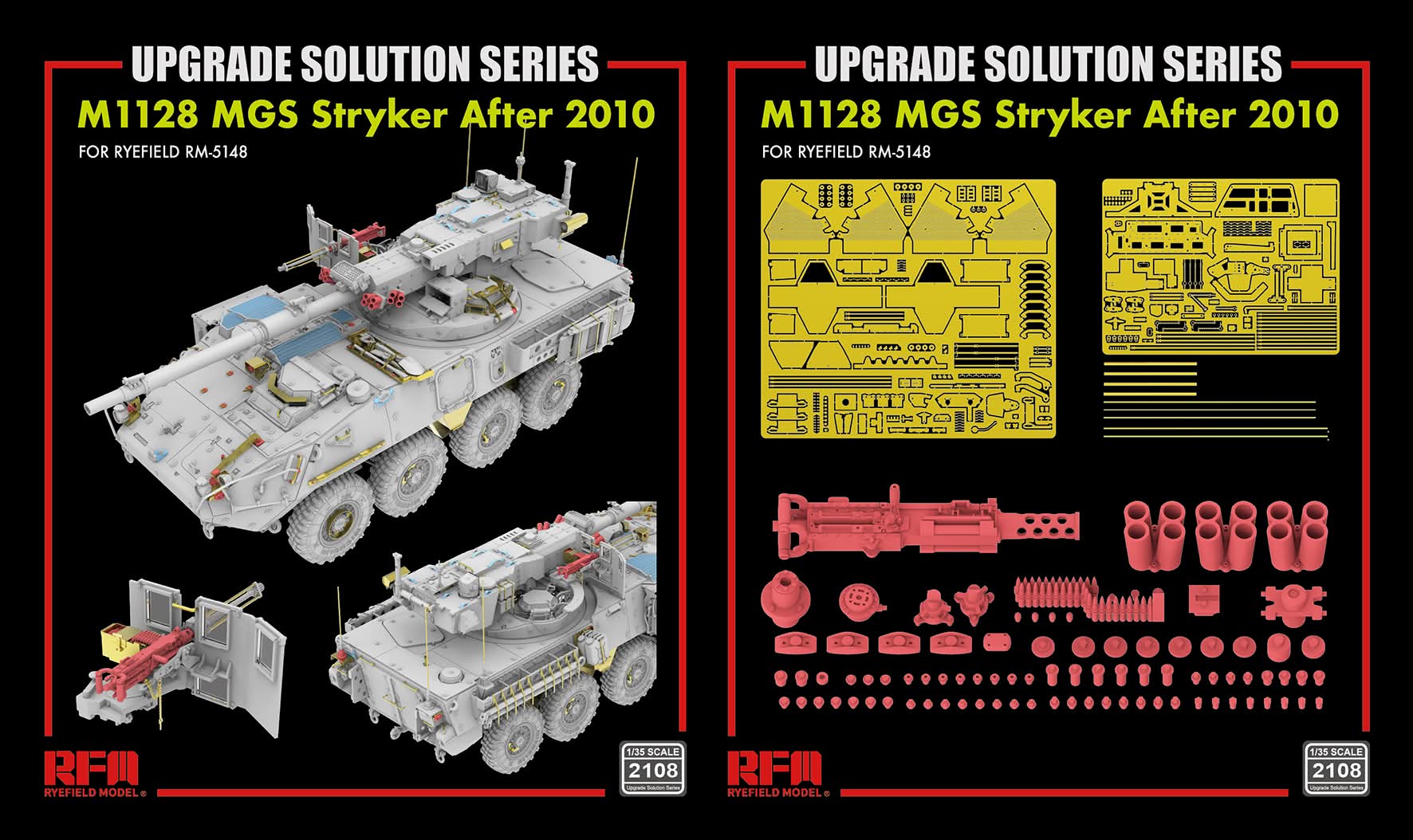 1/35 Upgrade set for 5148 M1128 MGS Stryker