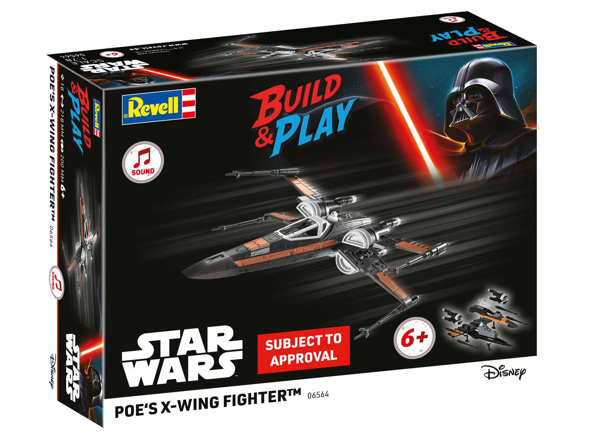 Fotografie Build & Play SW 06564 - Poe's X-Wing Fighter (1:78)