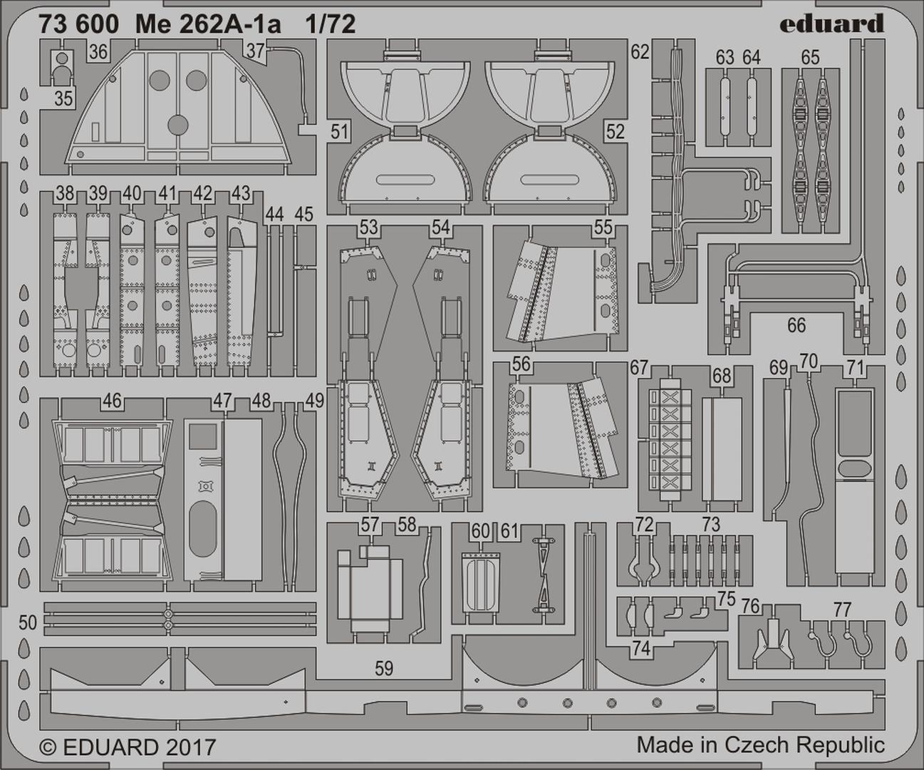 Fotografie 1/72 Me 262A-1a (AIRFIX)