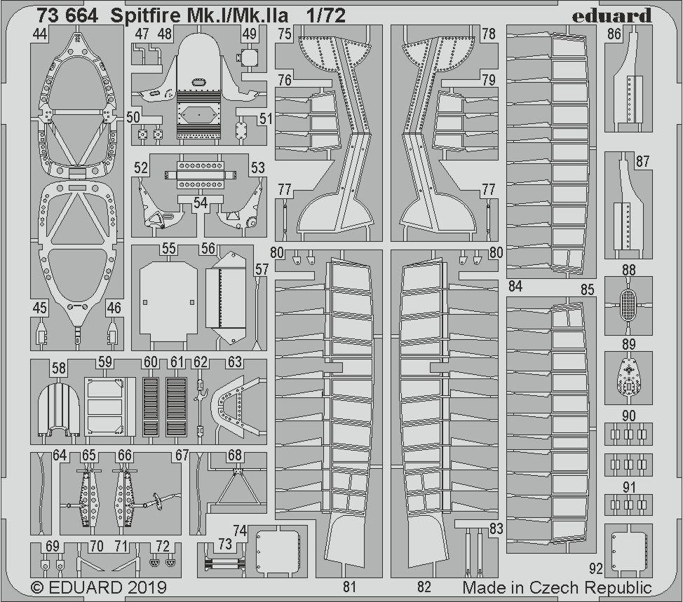 Fotografie 1/72 Spitfire Mk.I/Mk.IIa (AIRFIX)