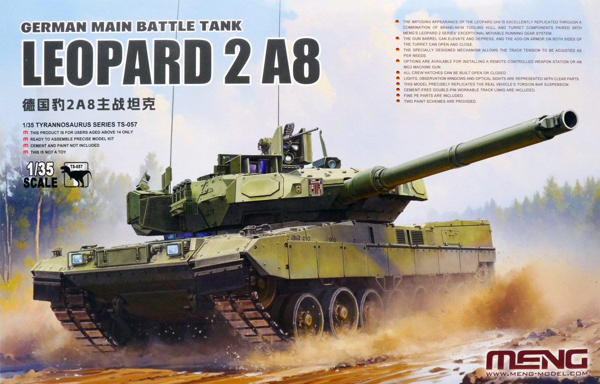 Fotografie 1/35 German Main Battle Tank Leopard 2A8