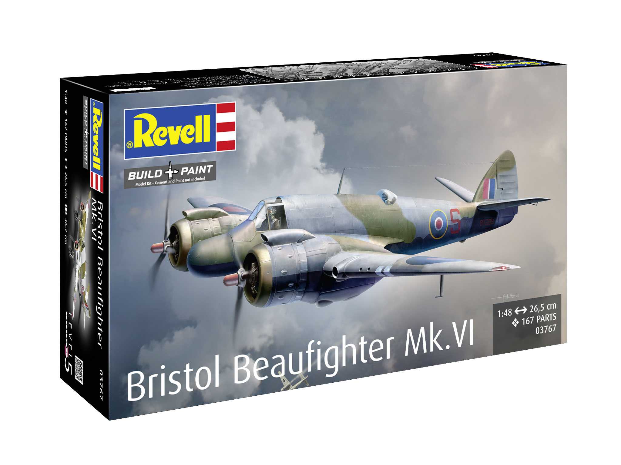 Fotografie Plastic ModelKit letadlo 03767 - Bristol Beaufighter Mk. VI (1:48)