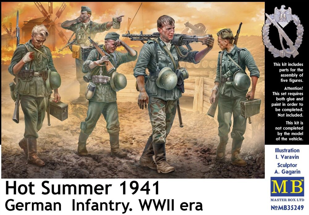 Fotografie 1/35 Hot Summer 1941, German Infantry (5 fig.)