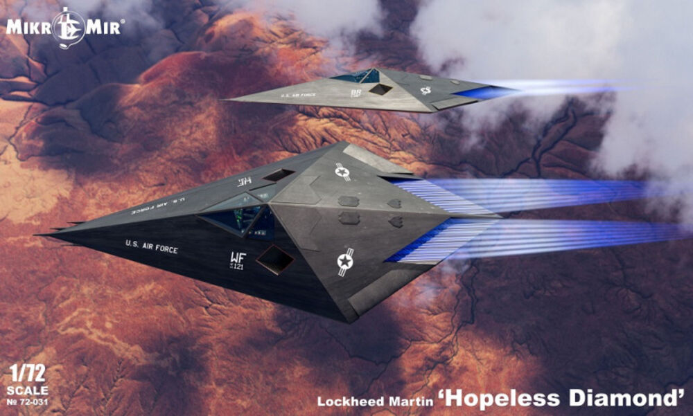 1/72 Lockheed Hopeless Diamond Experimental Stealth Concept