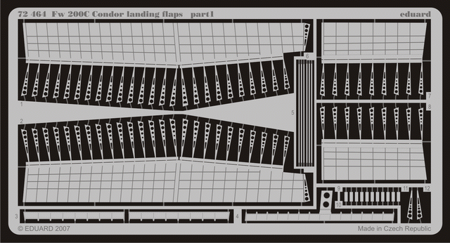 Fotografie 1/72 Fw 200C Condor landing flaps (REVELL)