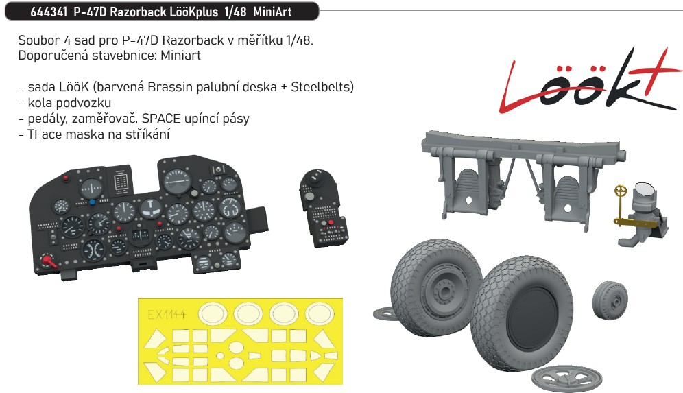 Fotografie 1/48 P-47D Razorback LööKplus (MINIART)