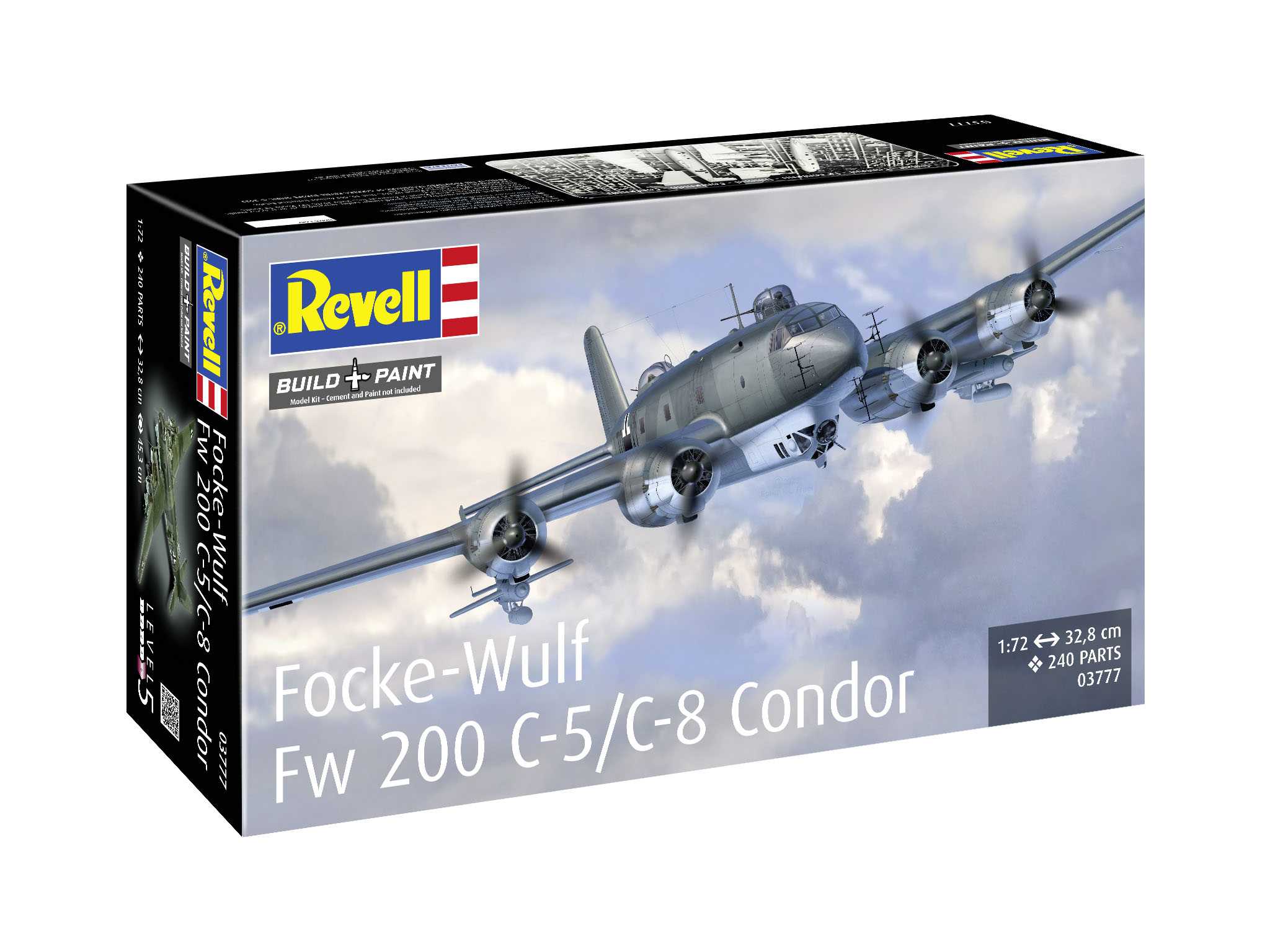 Fotografie Plastic ModelKit letadlo 03777 - Focke-Wulf Fw 200 C-5/C-8 Condor (1:72)