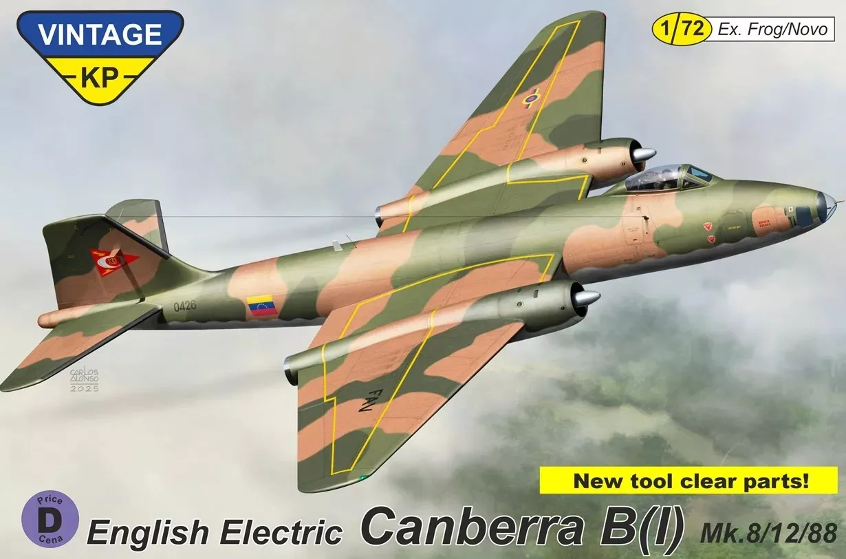 1/72 Canberra B(I) Mk.8/12/88 (ex-FROG/N.) VINTAGE