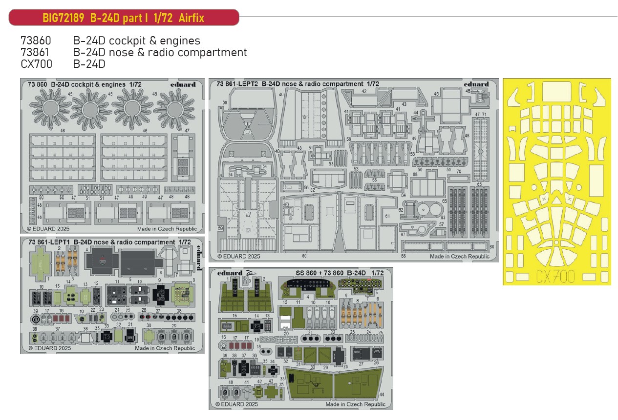Fotografie 1/72 B-24D part I (AIRFIX)