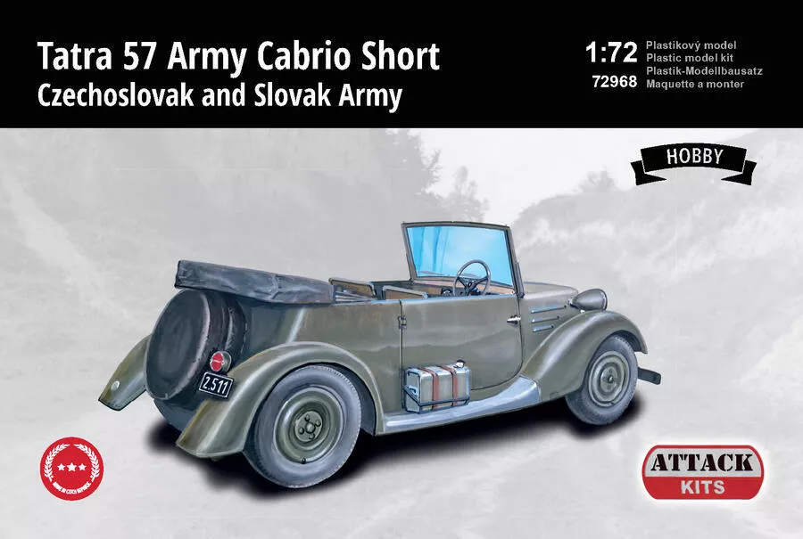 1/72 Tatra 57 Army Cabrio Short (HOBBY)