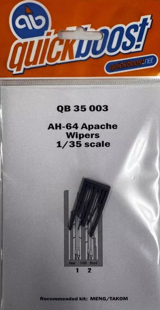 1/35 AH-64 Apache wipers (MENG/TAKOM)