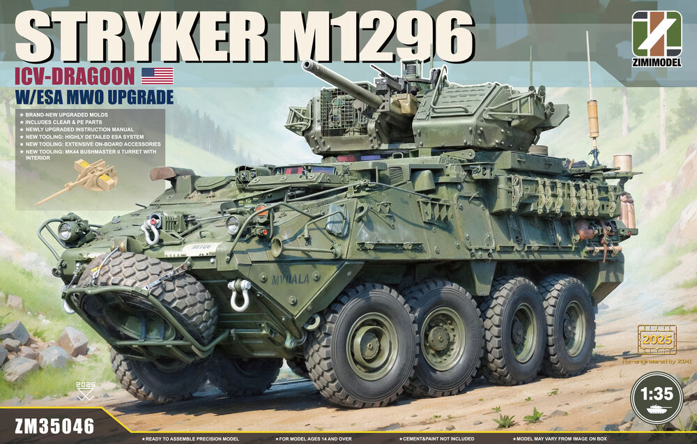 1/35 Stryker M1296 ICV-Dragoon with ESA MWO Upgrade