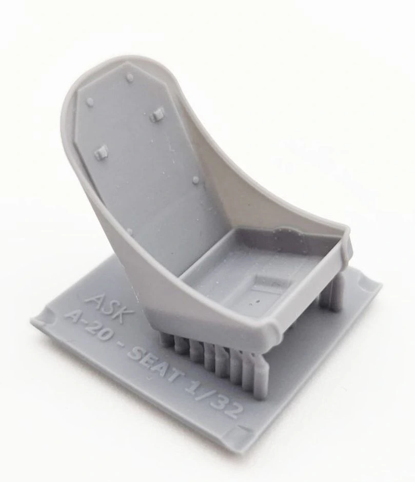 Fotografie 1/32 A-20J/K Havoc - Pilot seat, 3D print, without seat belts