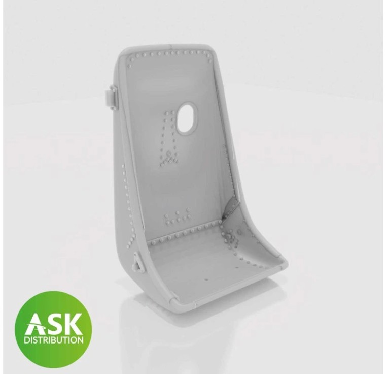 Fotografie 1/32 Messerschmitt P.1101 Seat (Me 163 type) excluding Seat belts - 3D print for Das Werk kit
