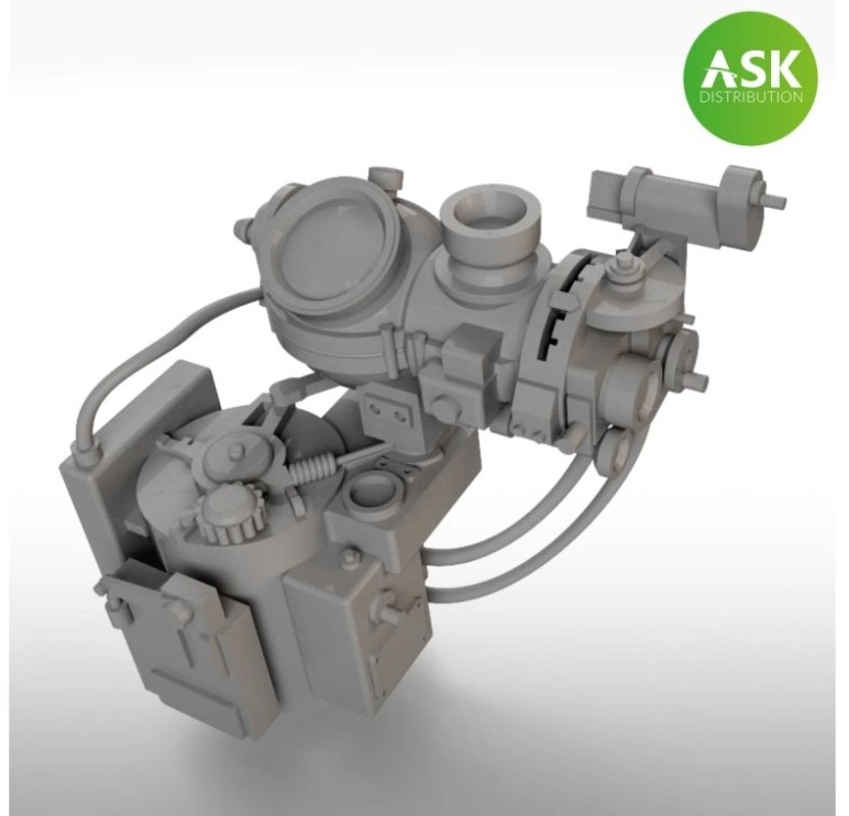 Fotografie 1/48 A6M Bulkhead with Seat in TOP position - ASK 3D Print rec. for FineMolds