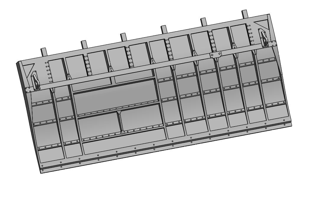 1/48 B-17 Bomb Bay Doors - 3Dprint detail set for HK Models