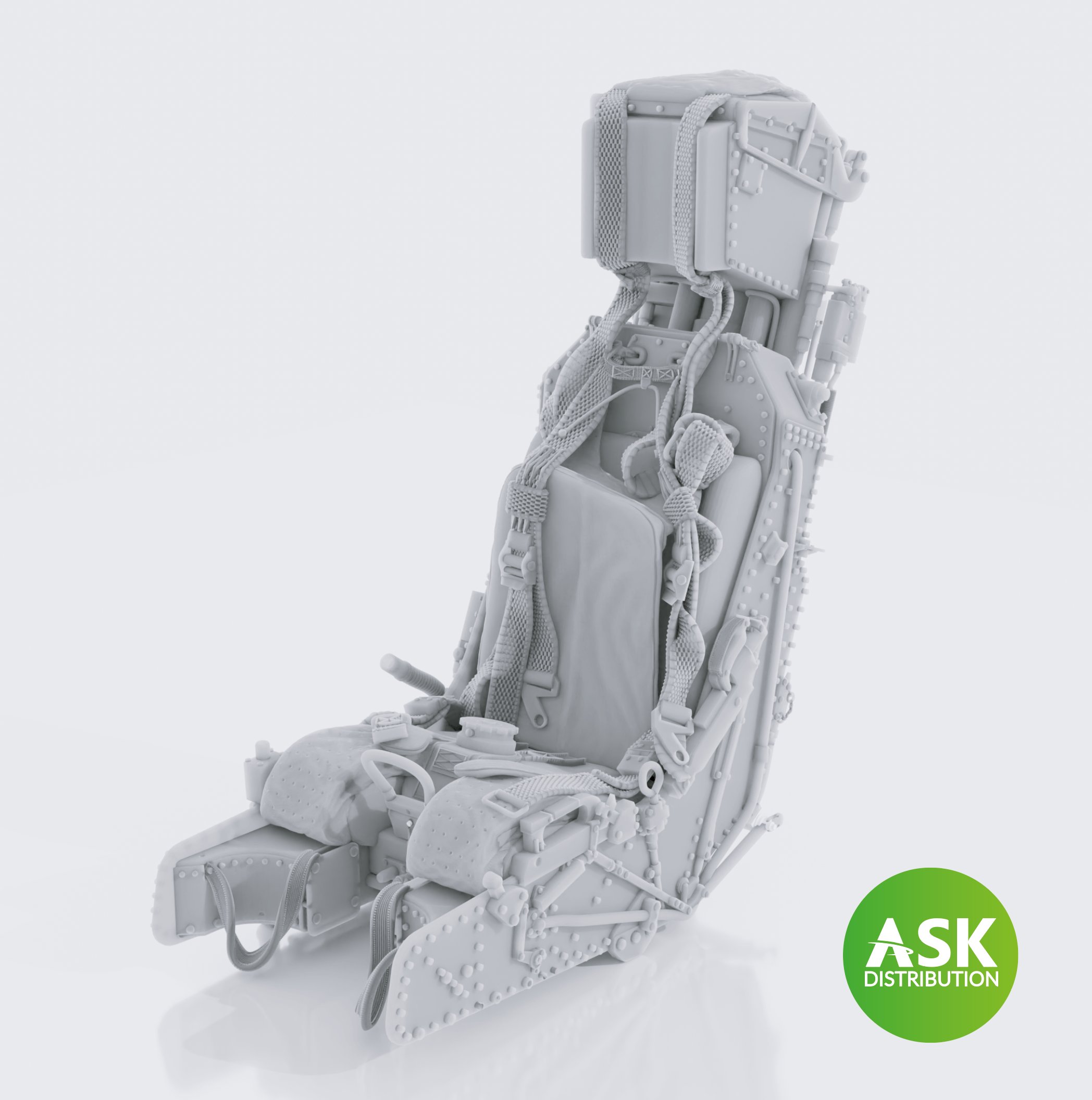 1/48 M.B.Type 9B Mk.3 Ejection Seat - with seat belts (Rec. for Jaguar GR.1/GR.1A – Airfix) ASK 3D