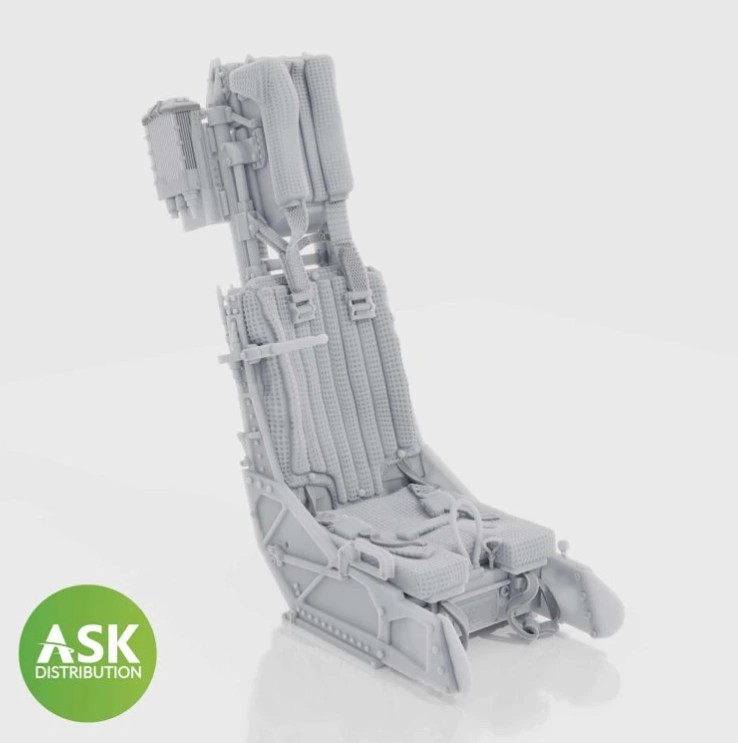 Fotografie 1/48 SJU-4 Ejection Seat with seat belts - 1 pc recommended for AV-8B Harrier II PLUS - UMa