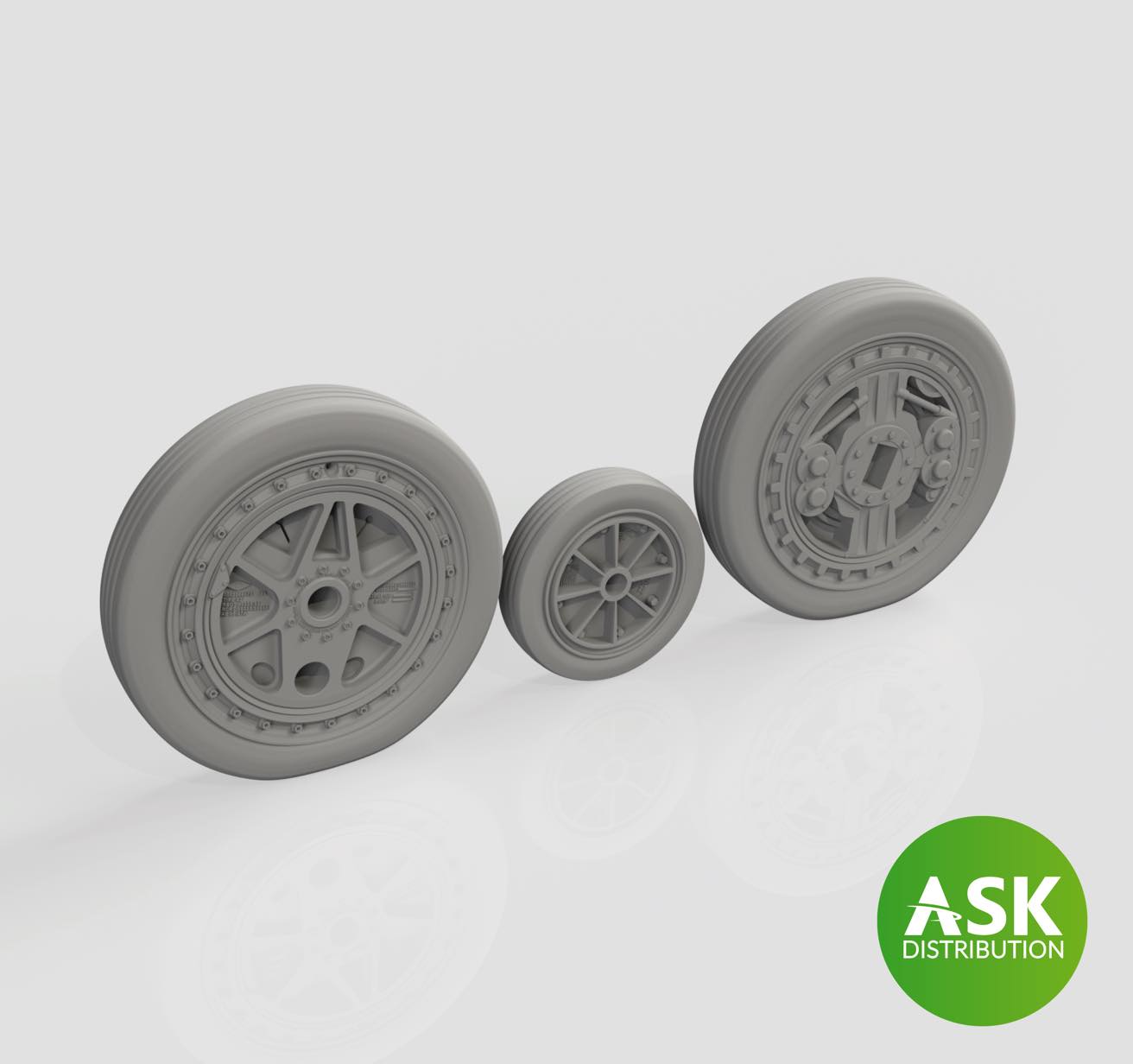 Fotografie 1/72 F-84F Wheels for Special Hobby kit