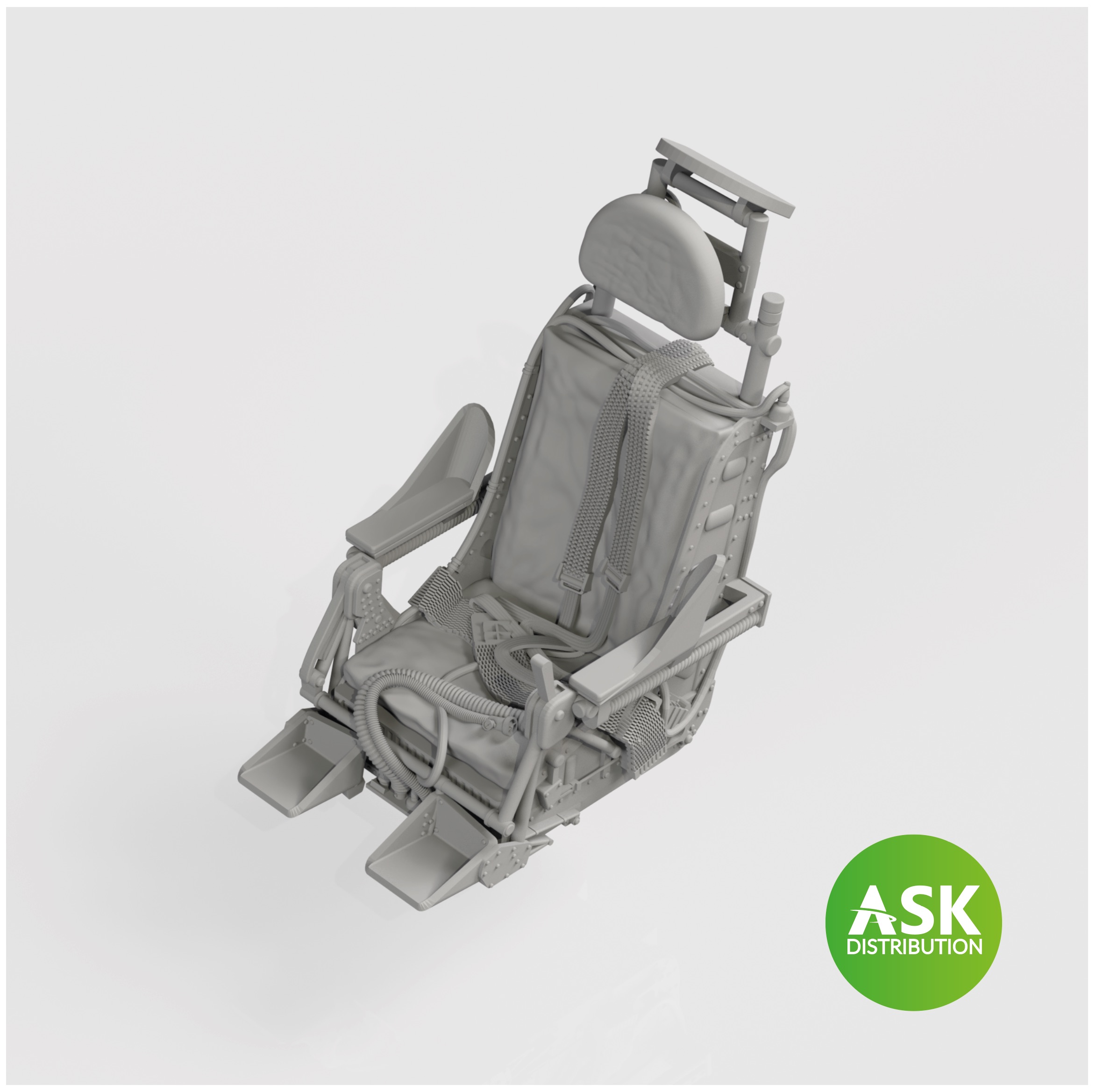 Fotografie 1/72 F-84F ejection seat with seat belts - 3D print for Special Hobby kit