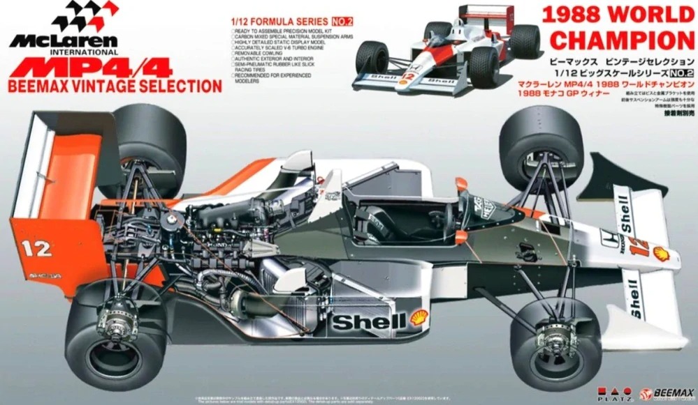 1/12 McLaren MP4/4 – 1988 Formula 1 World Champion