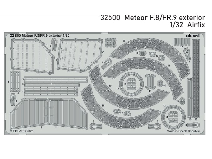 Fotografie 1/32 Meteor F.8/FR.9 exterior (REVELL)