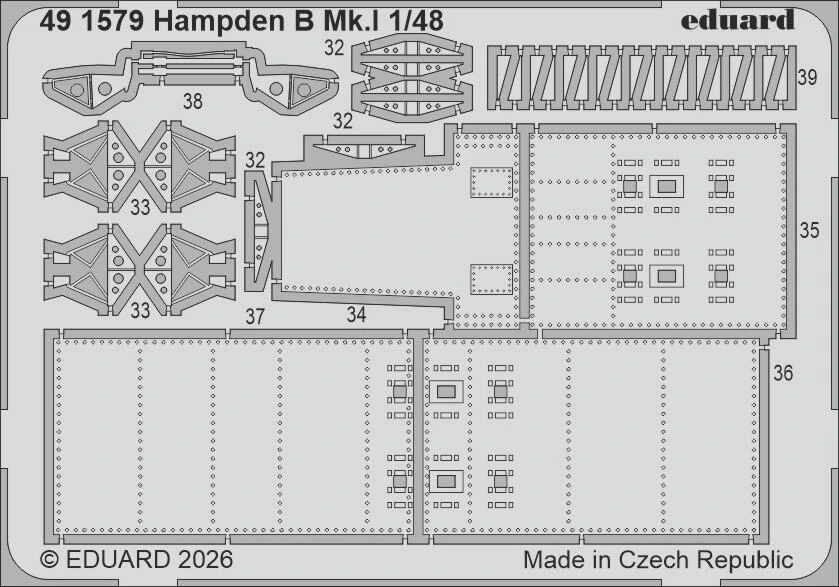 Fotografie 1/48 Hampden B Mk.I (ICM)