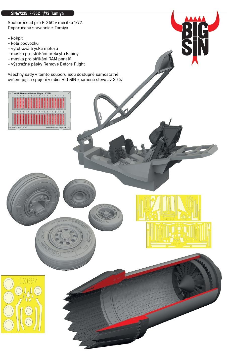 Fotografie 1/72 F-35C (TAMIYA)