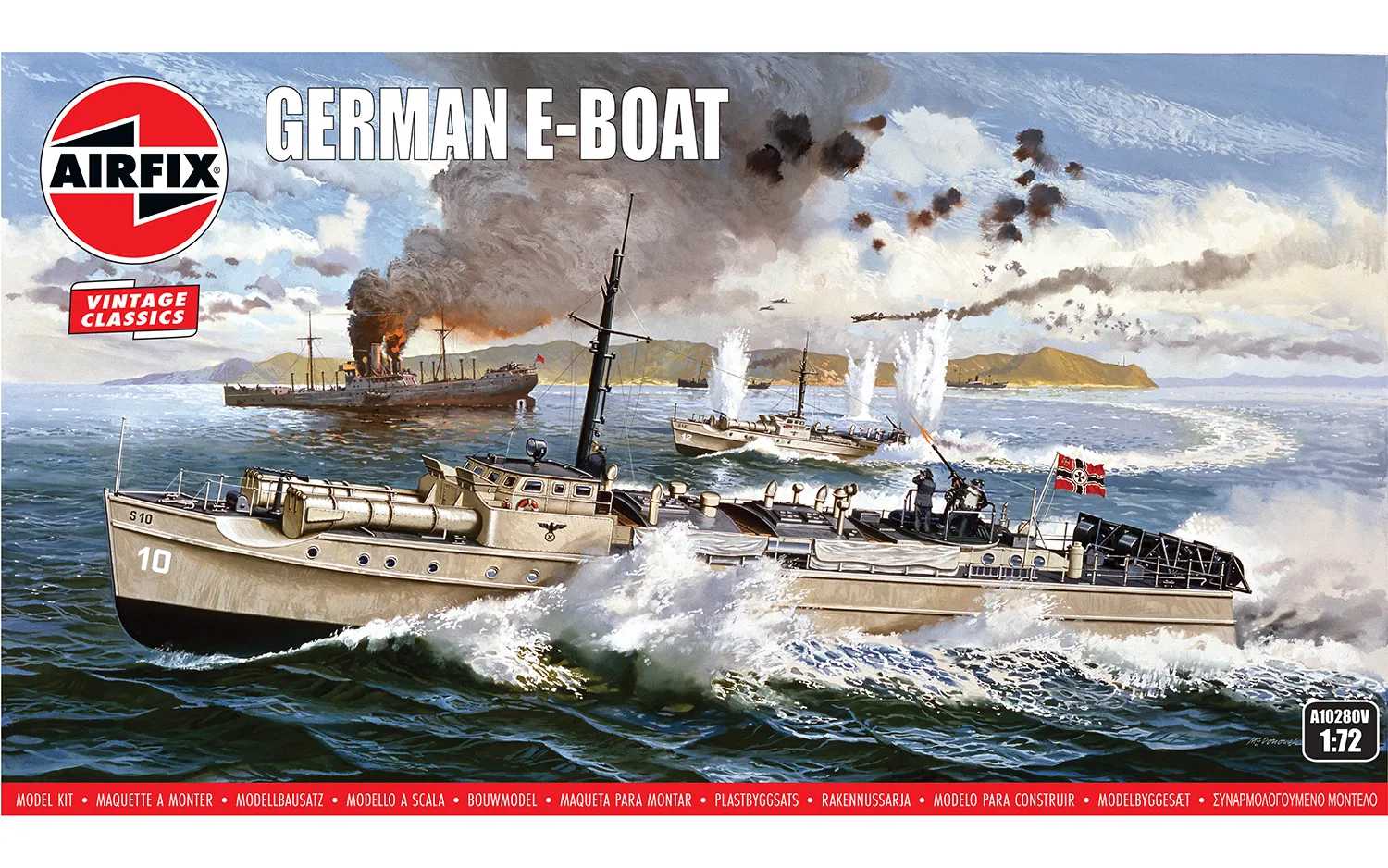 Fotografie Classic Kit VINTAGE loď A10280V - German E-Boat (1:72)