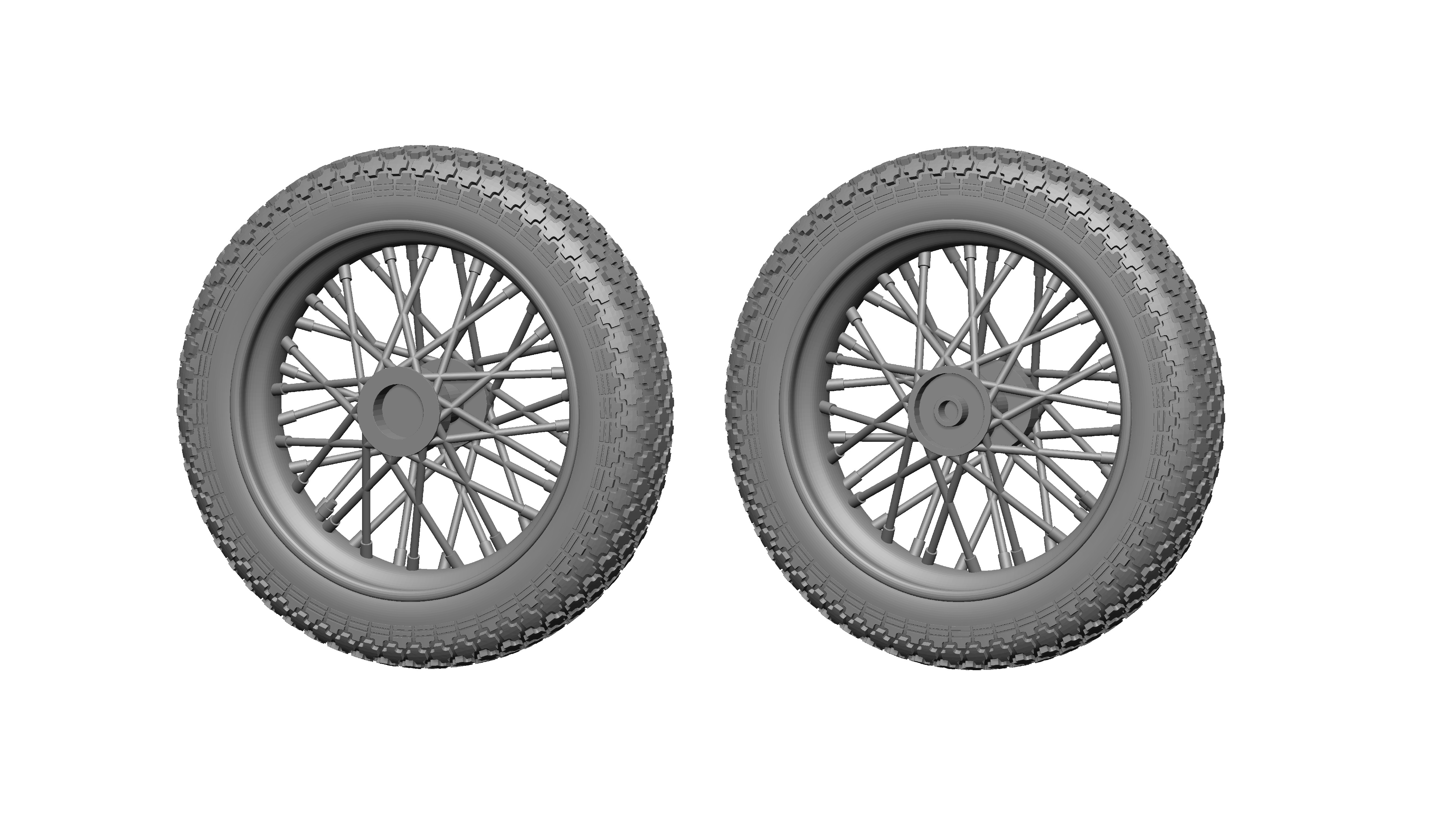 Fotografie 1/35 HD-WLA motorbicycle - Wheels and Cylinders detail set recommended for Miniart
