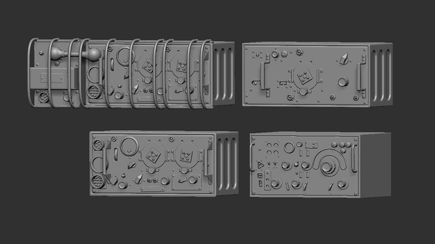 1/72 British radio station - Britská radiostanice