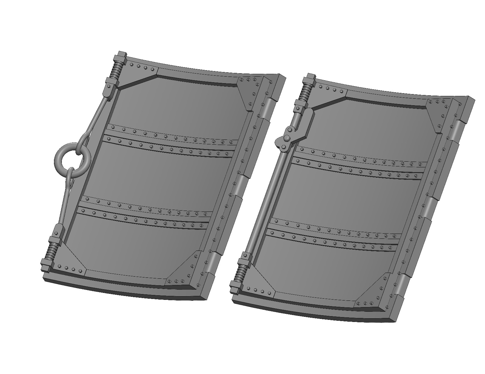 1/72 Spitfire Mk.I, Mk.II, Mk.V early - Cockpit door - rec. for Eduard, cat.no. 200-A72039