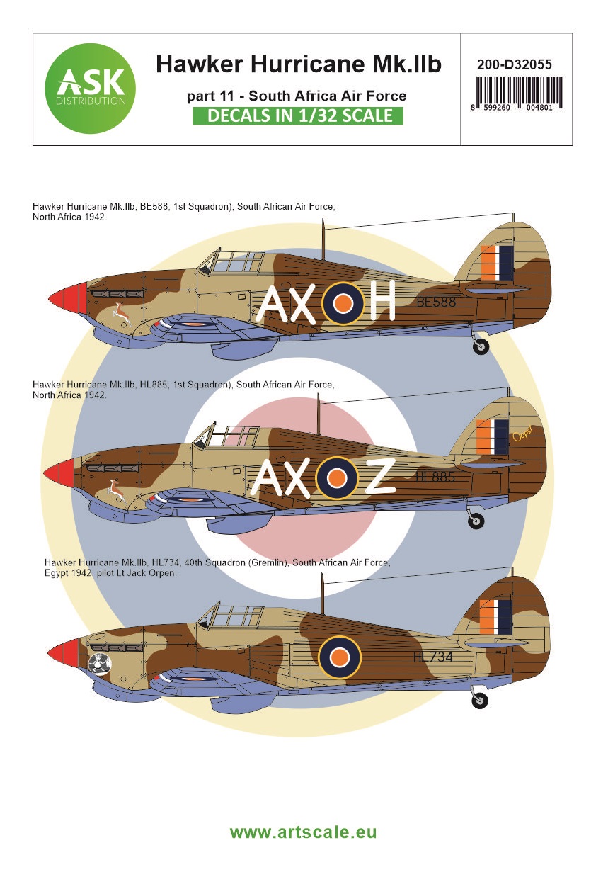 Fotografie 1/32 Hawker Hurricane Mk.IIB part 11 - South African Air Force