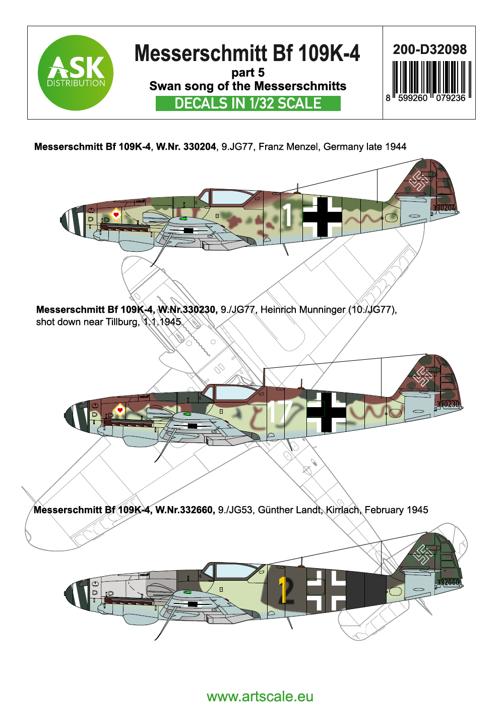Fotografie 1/32 Bf 109K-4 part 5 - Swan song of the Messerschmitts