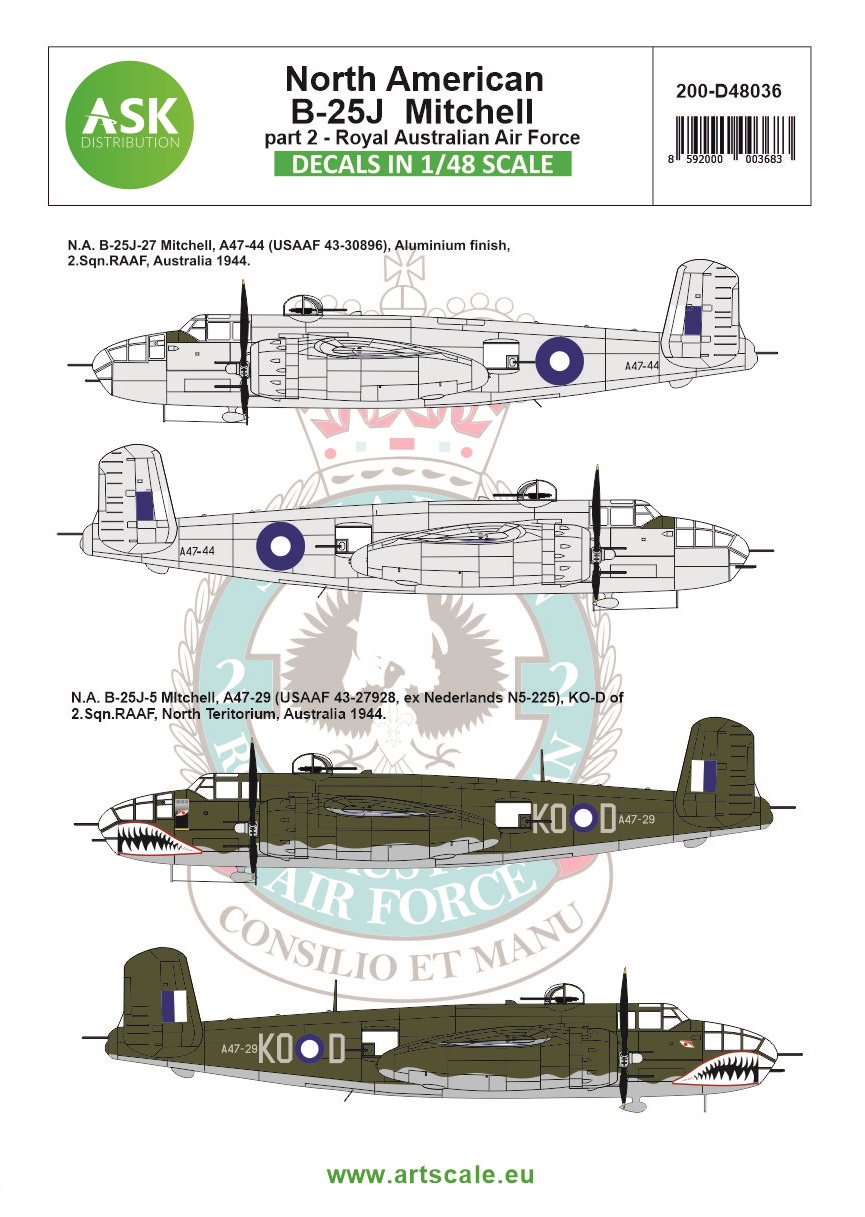 1/48 B-25J Mitchell part 2 - Royal Australian Air Force