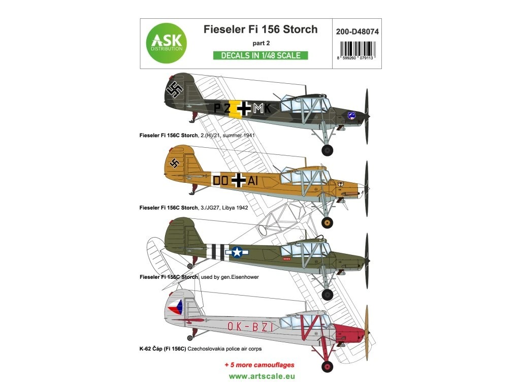 Fotografie 1/48 Fieseler Fi 156 Storch part 2