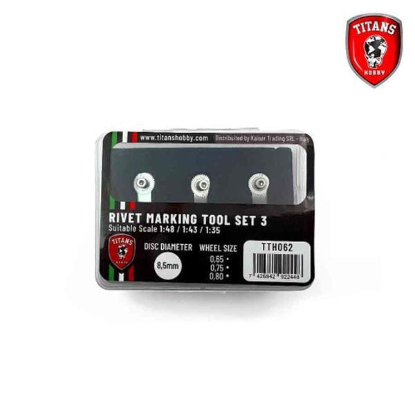 Rivet Maker Tool Set #3 for scales 1:48/1:43/1:35 (nýtovadlo)