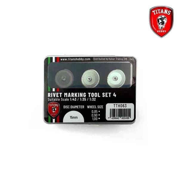 Rivet Maker Tool Set #4 for scales 1:48/1:35/1:32 (nýtovadlo)