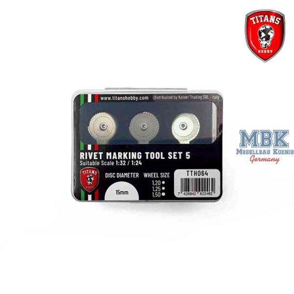 Rivet Maker Tool Set #5 for scales 1:32/1:24 (nýtovadlo)