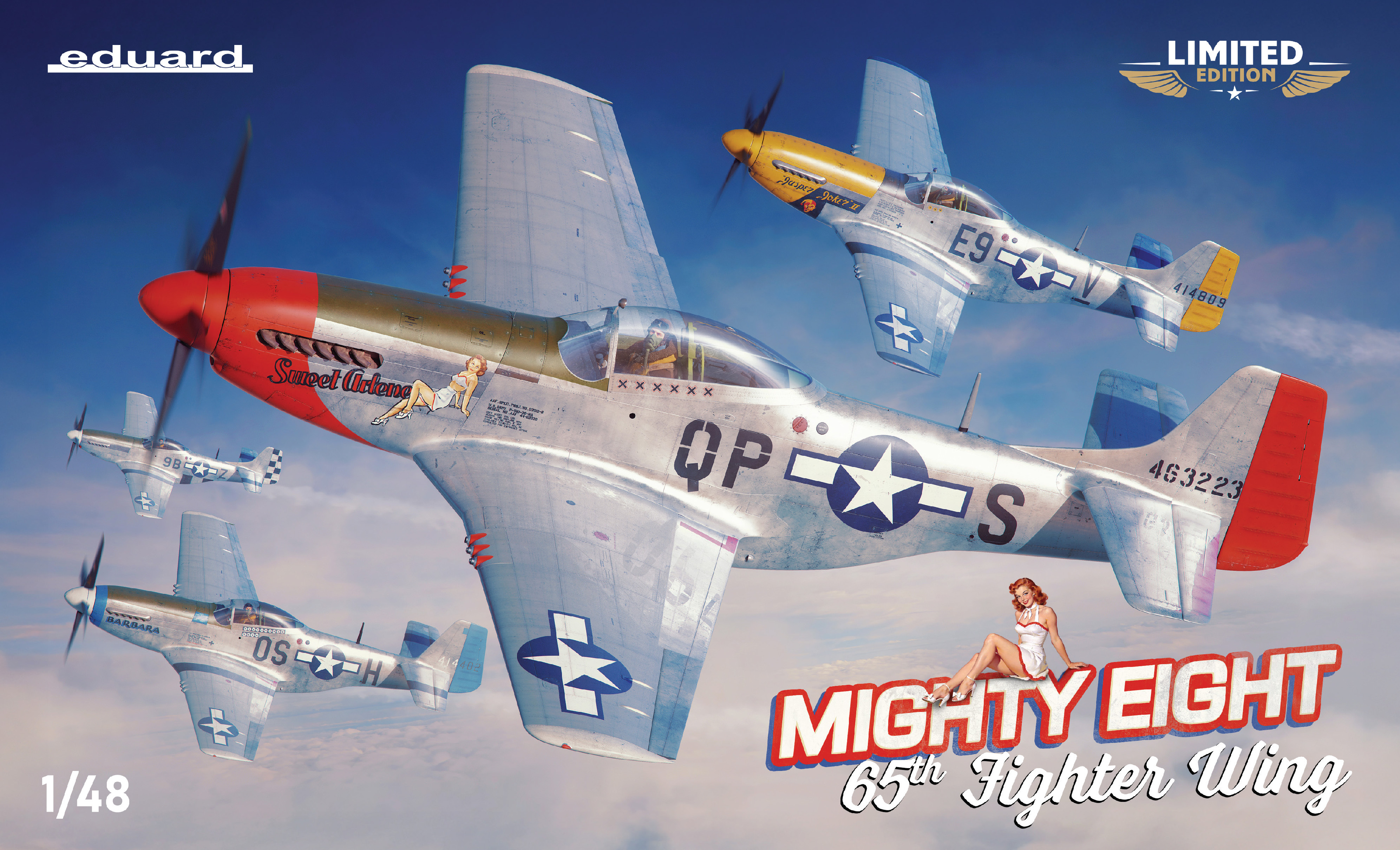 Fotografie 1/48 MIGHTY EIGHT (P-51D Mustang): 65th Fighter Wing (Limited edition)