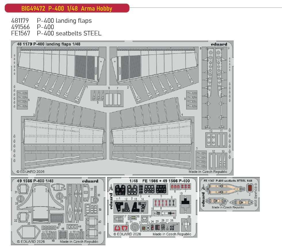 Fotografie 1/48 P-400 (ARMA HOBBY)