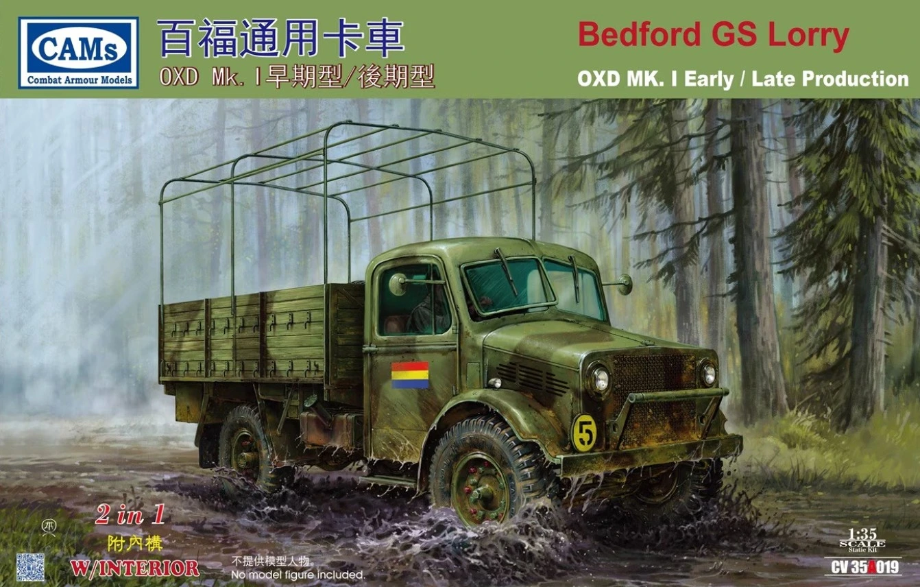 Fotografie 1/35 Bedford GS Lorry OXD Mk. I Early / Late Production (2 in 1) w/interior