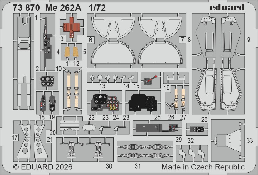 Fotografie 1/72 Me 262A (ARMA HOBBY)