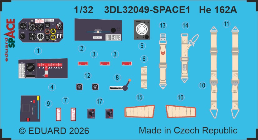 Fotografie 1/32 He 162A SPACE (HOBBY 2000)